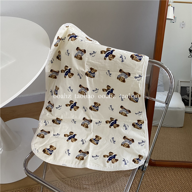 ooahz side leak is no longer afraid) teenage aunt pad washable cotton cartoon baby urine pad waterproof adult