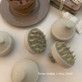 Мягкий силиконовый массажер, шампунь для кожи головы, расческа