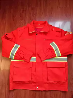 Forest fire protection clothing winter cotton coat fire fighting clothing pure cotton flame retardant fire protection clothing Forestry rescue and cold-resistant fire protection clothing quilted jacket