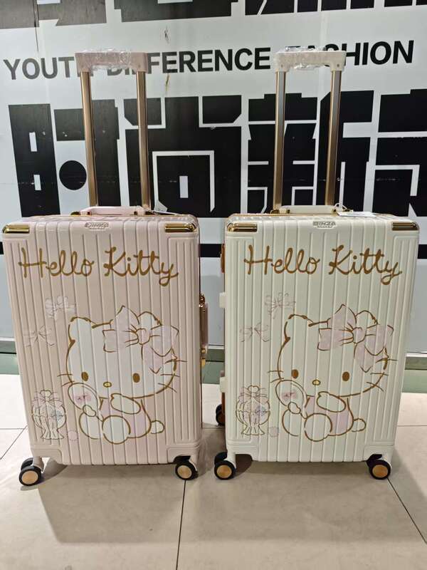 Ginza Kitty 20inch Suitcase with Universal Wheels 24inch Password Lock Trolley Case 28inch