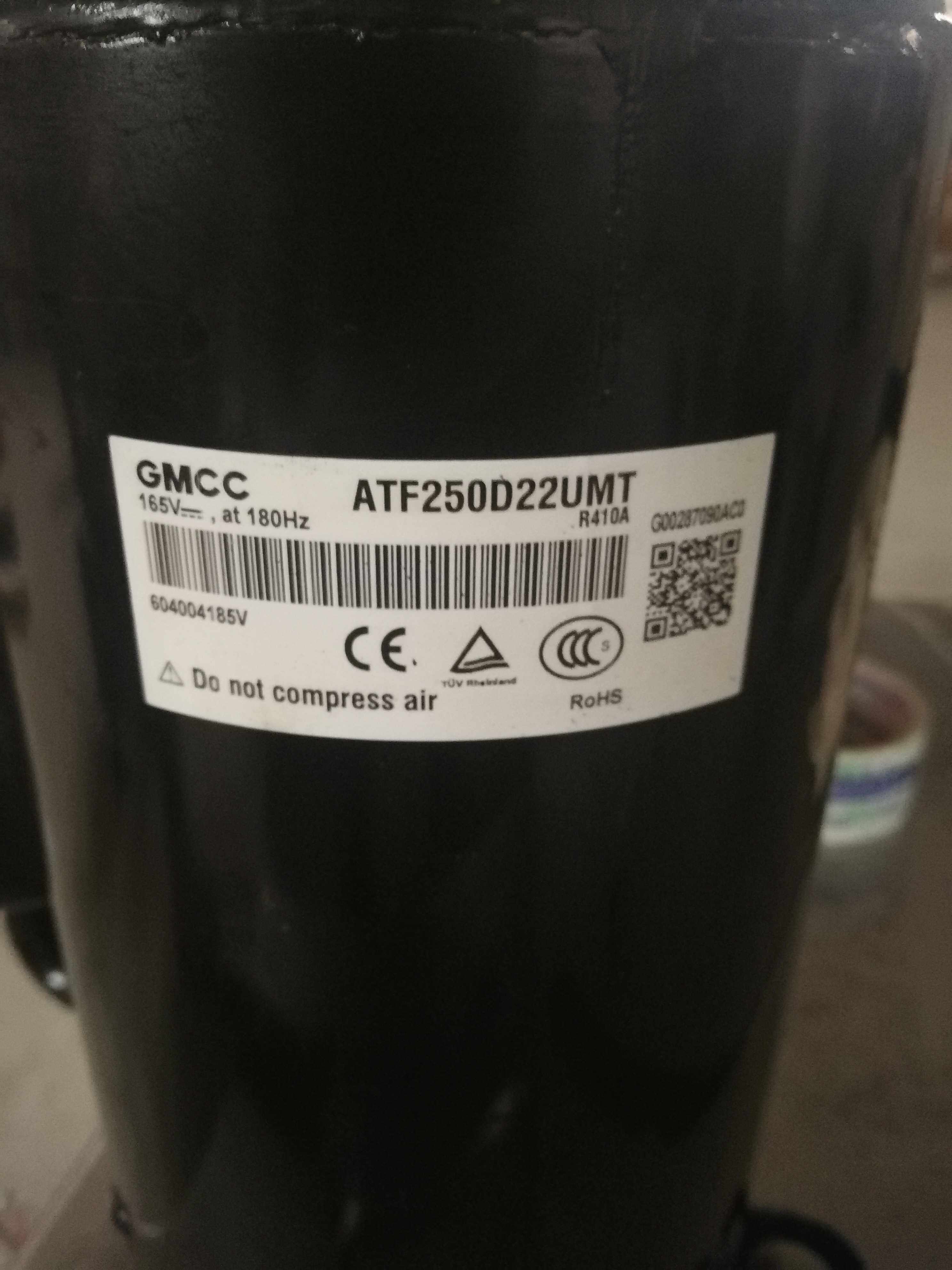 ATF250D22UMT original new Toshiba variable frequency air conditioning compressor Meizhi variable frequency compressor