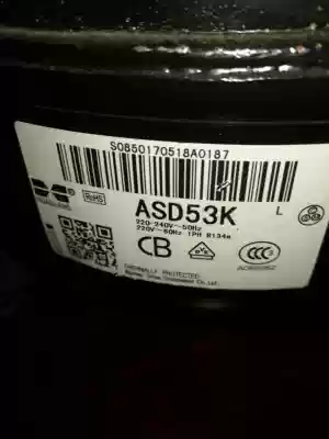 Original brand new Wanbao Huaguang refrigerator freezer refrigeration compressor AS43 ASD53K for R134a