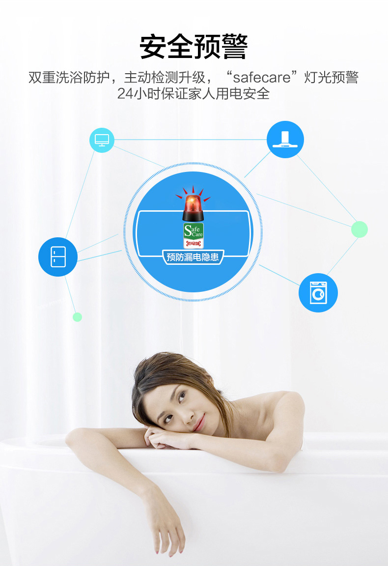 bình nóng lạnh rossi 20l Haier Chỉ huy trưởng máy nước nóng 60 lít nhà tắm phòng tắm tốc độ nhỏ lưu trữ nước nóng nóng - Máy đun nước bình nóng lạnh trực tiếp