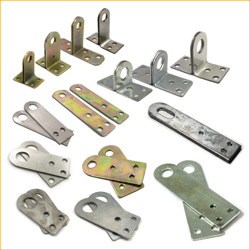 Thicken right angle door nose door tied right angle lock double iron piece anti-theft door lock door lock nose