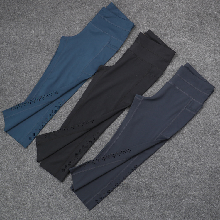 Shu is uncomfortable wearing just know the beauty single female leg side laser punching double stickup bag yoga motion seven-pants 108