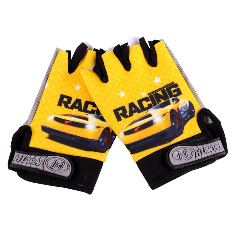 CHILD WHEEL SLIDE SEMI-FINGER SUMMER BIKE RIDE EQUIPPED BALANCE CAR SCOOTER CLIMBING CAR LONG FINGER ALL FINGER GLOVES