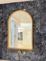 French vanity mirror retro bathroom fireplace mirror smart bathroom mirror decorative mirror vanity mirror American vanity mirror