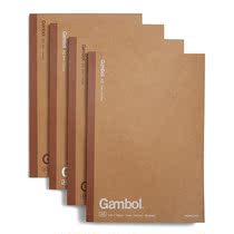 Japan KOKUYO Gambol Watanabe Wireless Binding Kraft Paper Notepad A5B5 Student Notebook