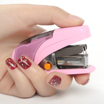Japan MAX Meike labor saving cute mini imported office stapler with backup pin safety lock HD-10