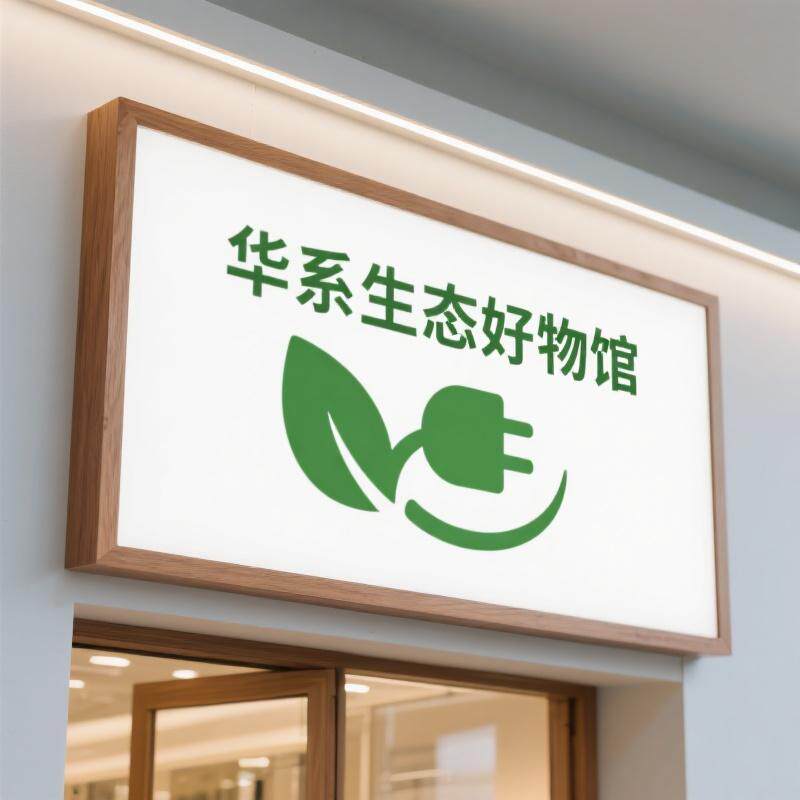 华系生态好物城的LOGO