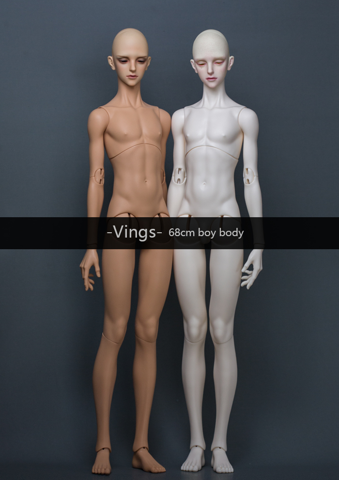 (Vings) (68cm beautiful boy body) (First position) Baby body baby body 1 3 bjd doll