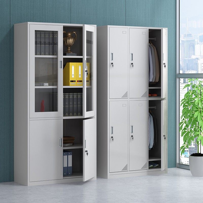 Naigao Steel Locker Tin Cabinet 9 Doors 12 Door Storage Cabinet Staff Bathroom With Lock Multi Door Cabinet Dormitory Shoe Cabinet