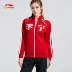 Áo len nam Li Ning Trung Quốc có cùng một đoạn thời trang thể thao mới áo khoác cardigan dài tay áo khoác không có mũ thể thao - Thể thao lông cừu / jumper Thể thao lông cừu / jumper