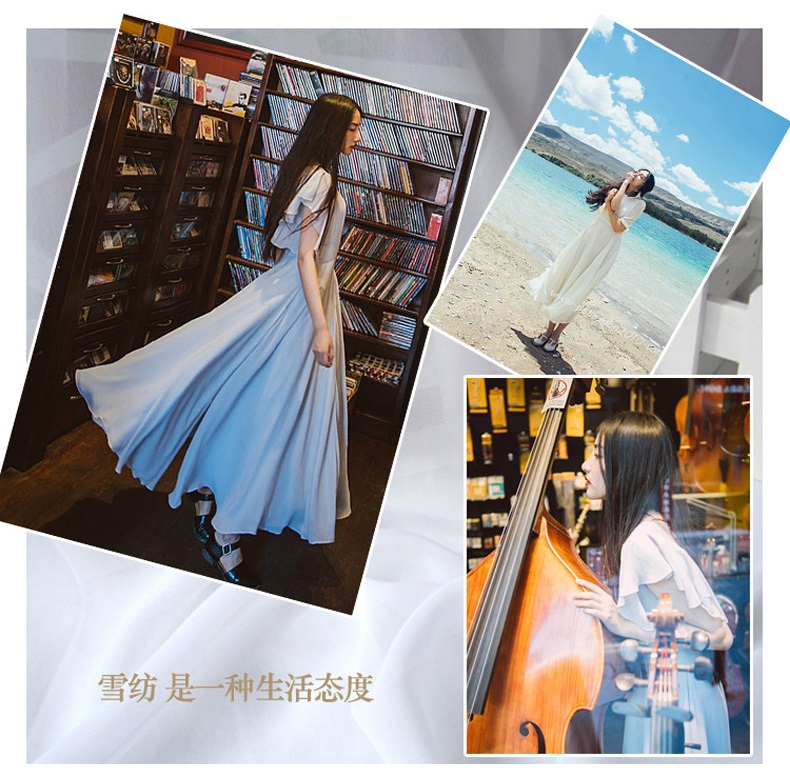 Voan vải vải treo lên váy mùa hè quần áo quần áo lót quần áo Trung Quốc lót bằng vải georgette đen - Vải vải tự làm vải thô mềm