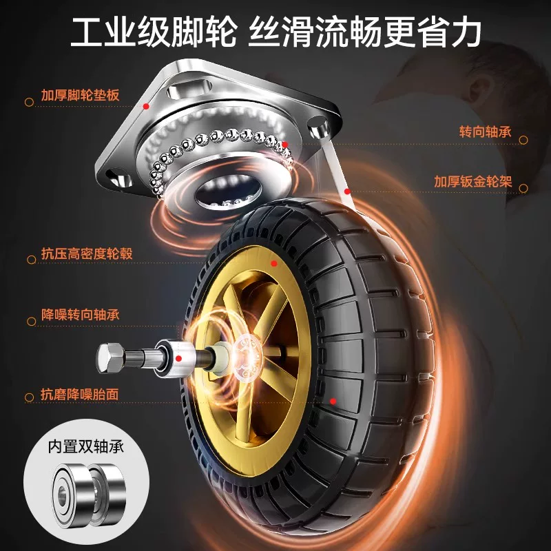 Foldable heavy handheld cart, trailer