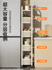 Kitchen Storage Rack, Floor-Standing Narrow Cabinet, Gap Storage for Home Bathroom, Toilet, Refrigerator Side Gap, Small Trolley Storage Shelf