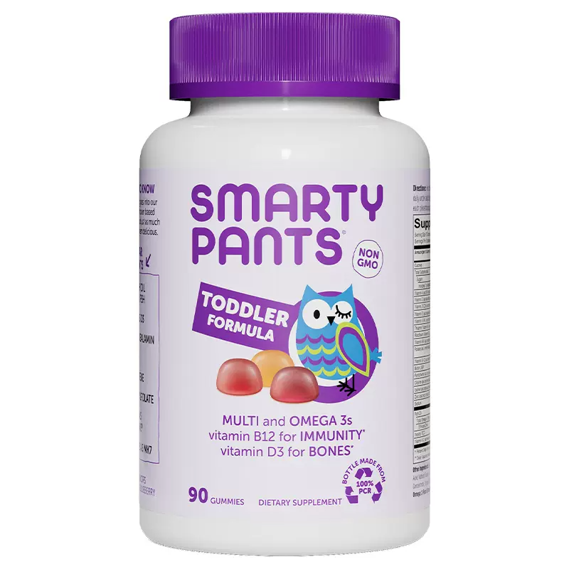 SmartyPants婴幼儿童维c猫头鹰软糖宝宝90粒