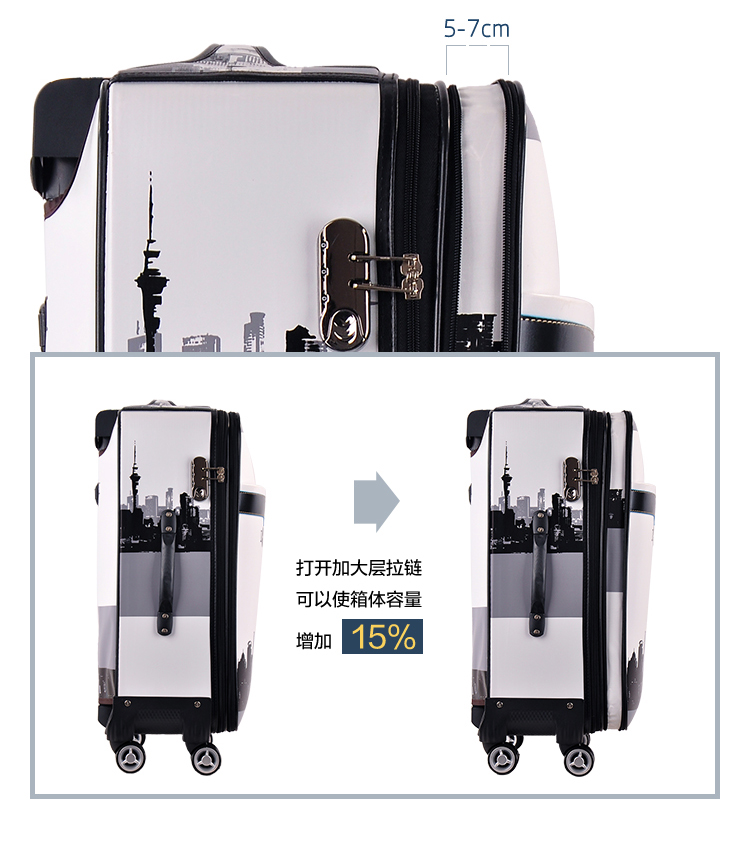 Xe đẩy đa năng 20 inch vali nam và nữ vali hộp mềm 28 inch mật khẩu sinh viên hộp kéo hộp hành lý vali sz 24