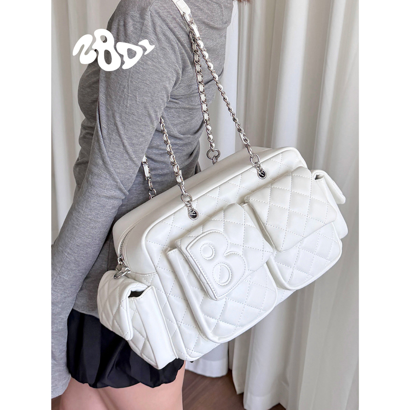 2801 “Tear the Engagement Apart with Your Own Hands” Diamond-Patterned Multi-Pocket Crossbody Bag for Campus, Workplace, and Travel 2801 “Tear the Engagement Apart with Your Own Hands” Diamond-Patterned Multi-Pocket Crossbody Bag for Campus, Workplace, and Travel