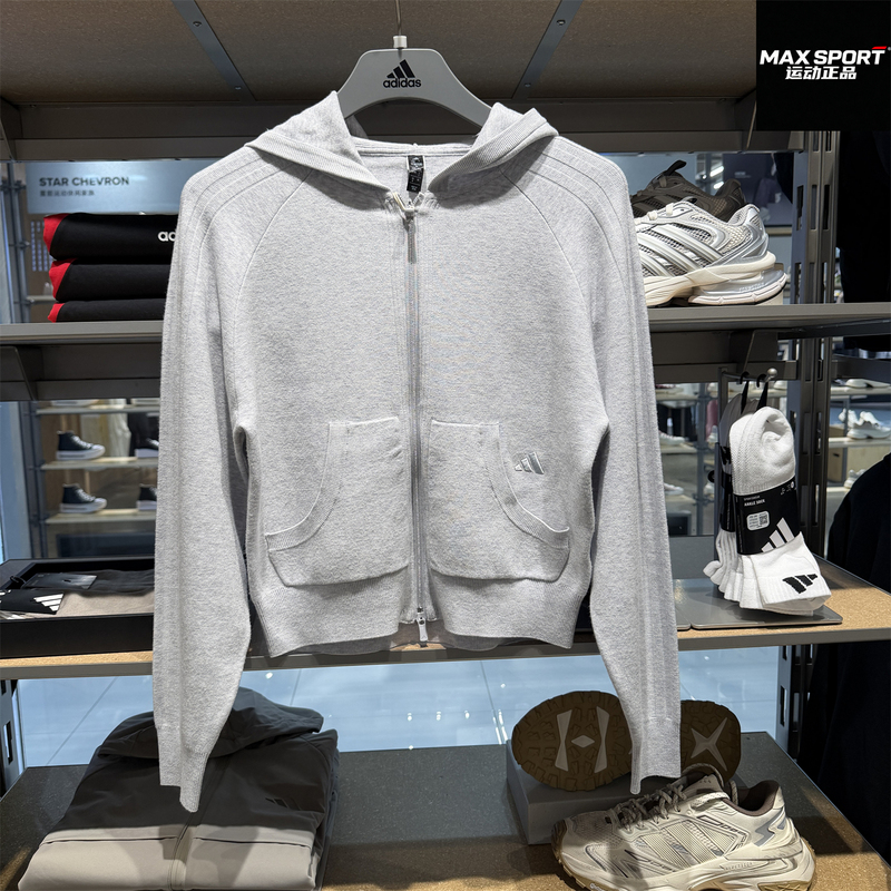 Adidas Women's Jacket 2026 Autumn New Sweater Cardigan Casual Hooded Top Kx0211 Adidas Women's Jacket 2026 Autumn New Sweater Cardigan Casual Hooded Top Kx0211
