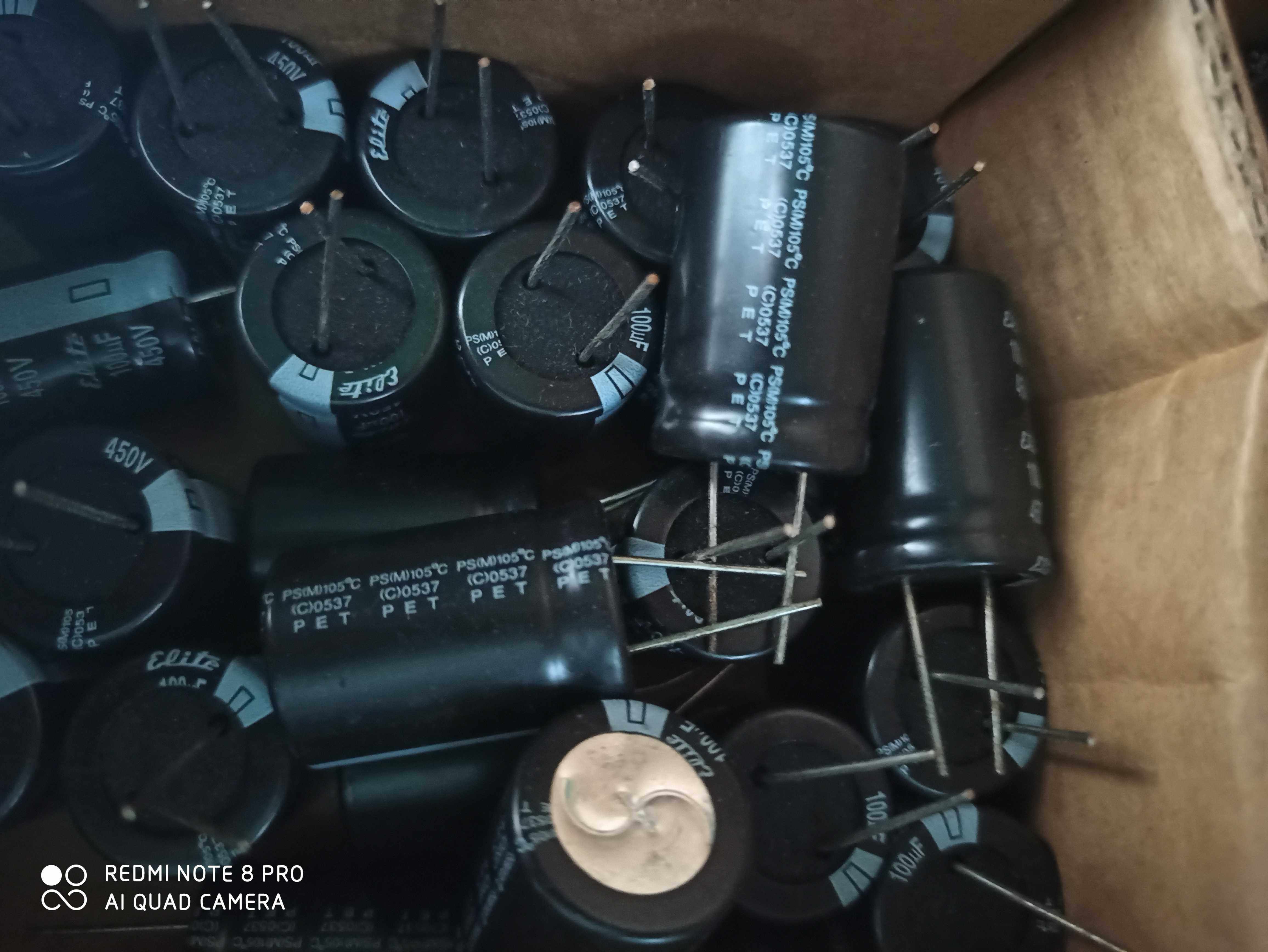 450v100uf 400v150uf tube machine high voltage filter fever electrolytic capacitor original imported spot