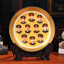 Great Marshal Ceramic Decorations Hung Pan Wei People Like Seat Pan Office Living Room Xuanguan Family Residence Decoration Pint Swing Piece