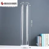 Прямая бочка пластиковая акриловая, прозрачная и богатая бамбуковая пластиковая ваза дорога, прямая цилиндрическая свадьба