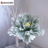 Большой искусственный цветок пиона, витрина с искусственными цветами для свадьбы, съемка в фотостудии, свадебный реквизит, белье с имитацией большого цветка