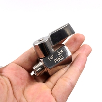 304 stainless steel mini ball valve 1 point 2 points 4 points 6 points ball valve inner and outer wire valve foreign trade