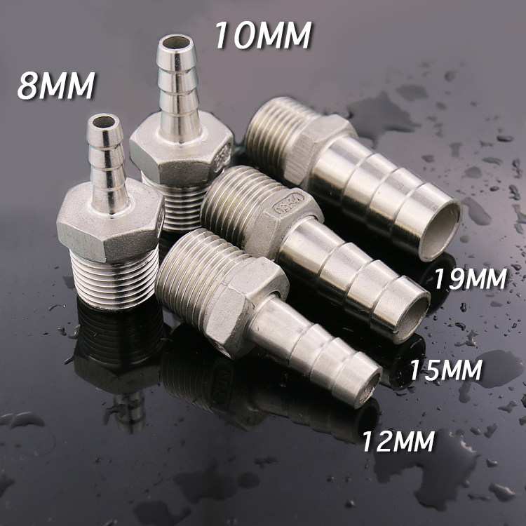 304 stainless steel hexagonal pagoda joint stainless steel hexagonal joint hose joint piercing piercing leather fields