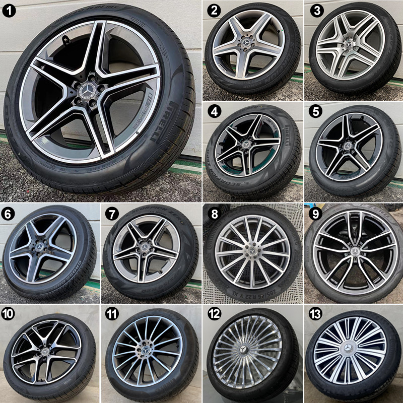 Suitable for 20 21 22 23 inch Mercedes-Benz gls450 wheel original factory modified gle450 53gls480gls600