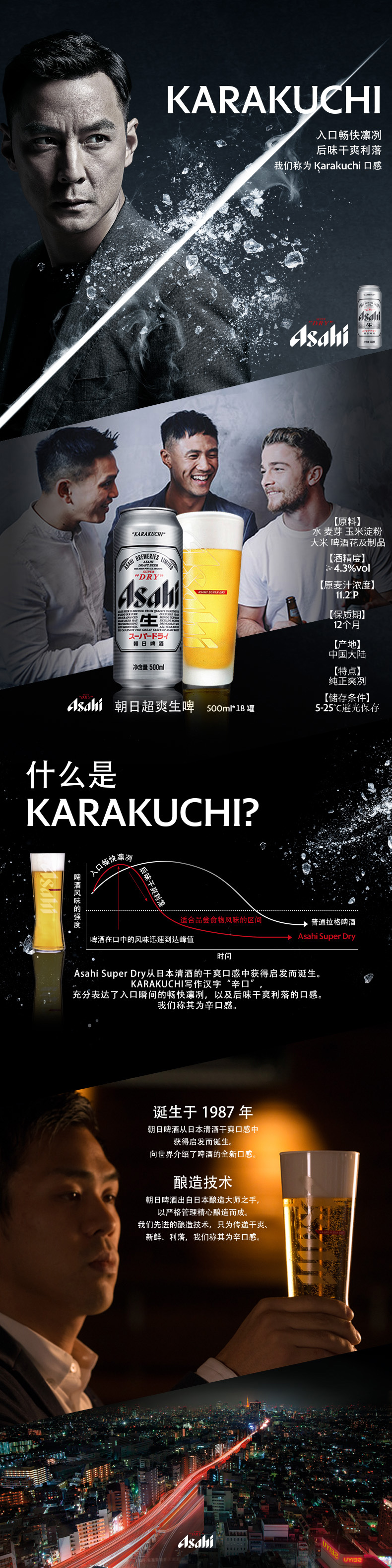 小神价 ASAHI/朝日 超爽系列生啤 500ml*18罐 图1