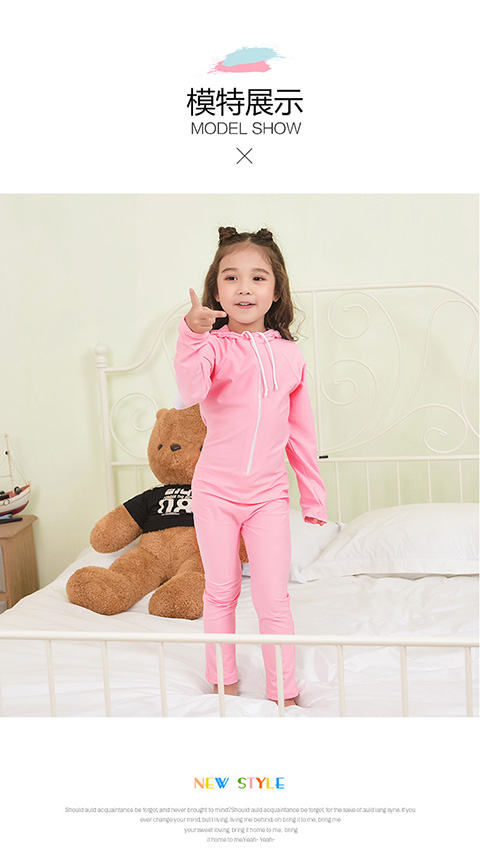 Đồ bơi trẻ em gái bé trai và bé gái lớn trùm đầu một mảnh dài tay hoạt hình khủng long chống nắng không thấm nước phù hợp với mẹ lặn - Bộ đồ bơi của Kid áo tắm cho bé