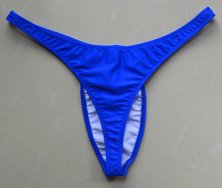 Men's Bodybuilding Competition Thong with a Narrow Waistband and a Design That Accentuates the Curves of the Hips