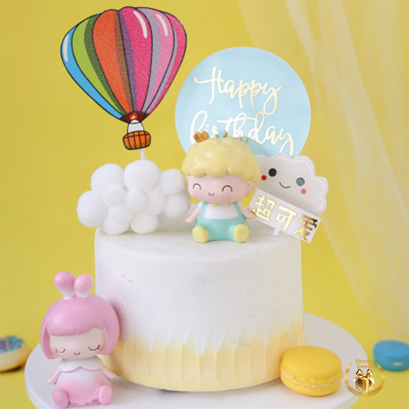 Baking Cake Decoration Plug-in Net Red Little Prince Cake Swing Piece Small Princess Fairy Tale Boy Girl Ecstasy Girl