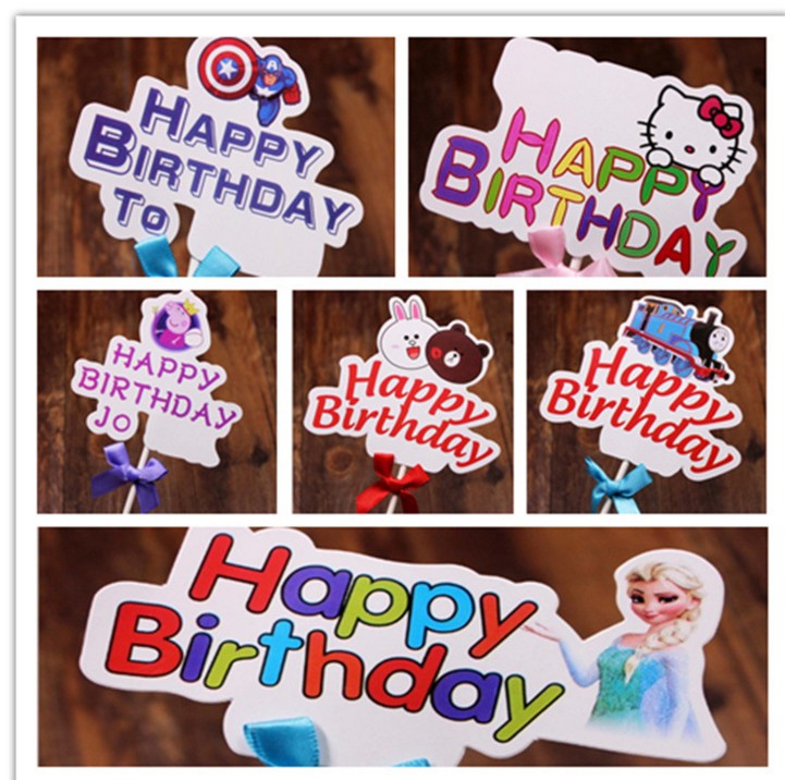 Cake Decoration Small Insert Flag Can write Inserted Cake Inserts card Card Party Sweet Table Baking Decorations