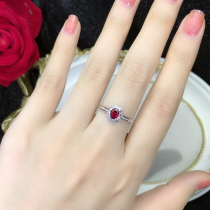 Top jewellery natural pigeon blood red gemstone ring 18K gold inlaid South African Diamond Gem exquisite elegance