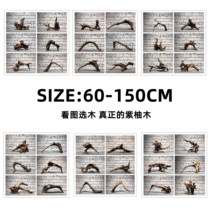 (Miss Mo) 60-150cm sunken wood landscape fish tank decoration special-shaped South American cylinder grass cylinder arch bridge purple teak