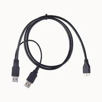 1 meter long Y type USB3 0 data cable USB3 0A male to Micro USB3 0 B male