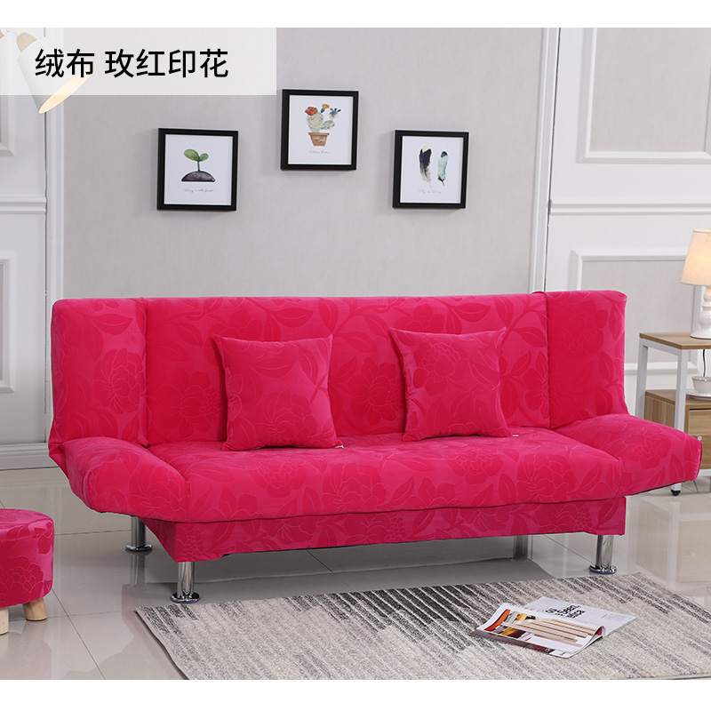 Sofa bọc ghế sofa đơn giản giường sofa có thể gập lại căn hộ nhỏ đơn đôi cho thuê ba phòng sofa lười - Ghế sô pha ghế lười sofa