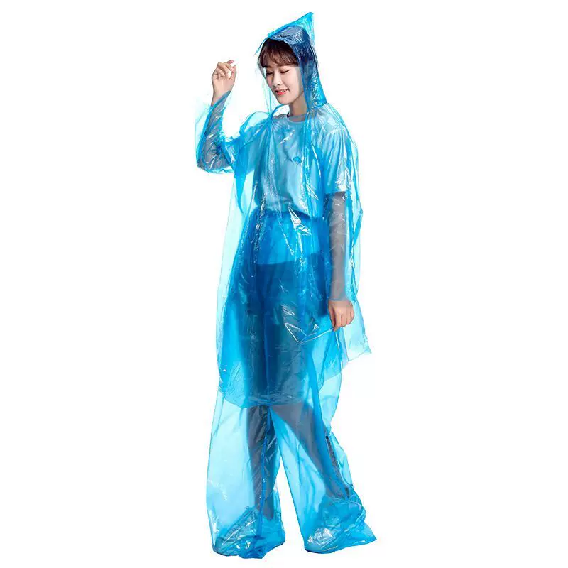 Raincoat, long trousers, split waterproof set for swimming, increased thickness