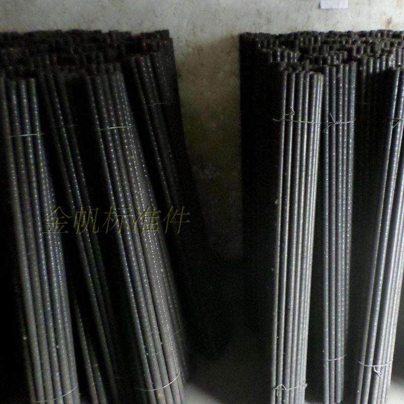 Direct Sale 8 8 high-strength full thread wire rod threaded rod screw rod M8-M56 hair black 1 m