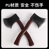 Axe Prop Cos Gangster Fake Axe PU Child Soldier simulation dagger Wolf Tooth and TV Performance props
