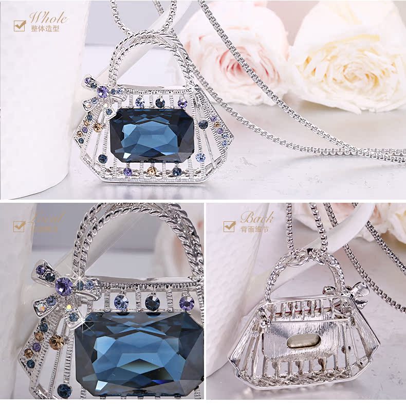 Broche femme BLANCHE en cristal autrichien - Ref 1176773 Image 18