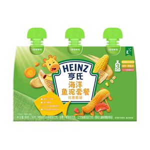 婴儿安心肉泥辅食泥72g*3