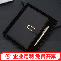A5 thickened notebook stationery gift box set Business office souvenir gift notepad custom Logo