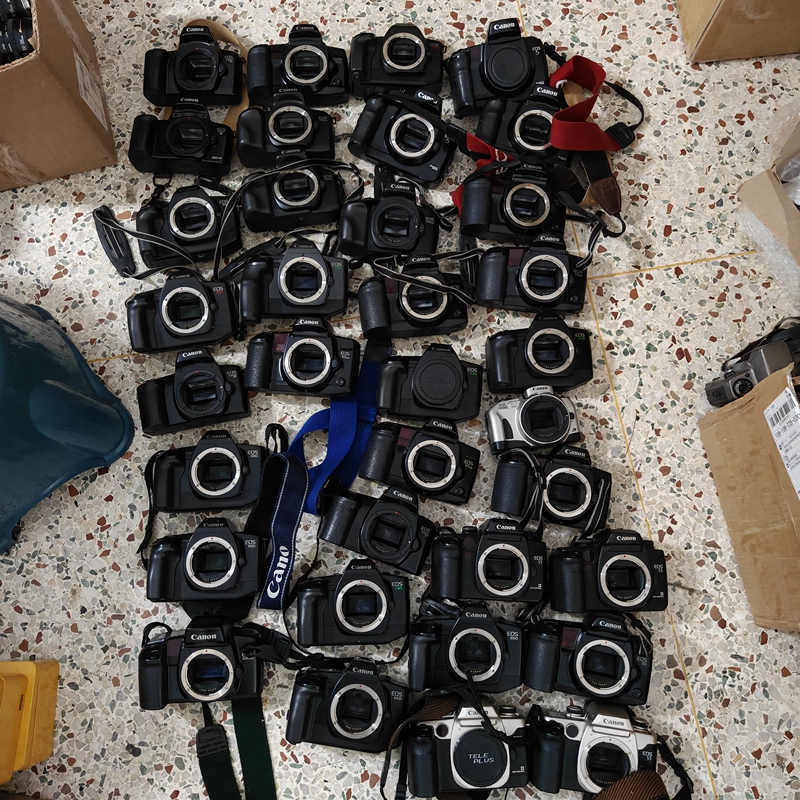 Canon Eos Film Slr Cameras 650 620 630 700 750 10Qd Eo5 and 55 Autofocus Canon Eos Film Slr Cameras 650 620 630 700 750 10Qd Eo5 and 55 Autofocus
