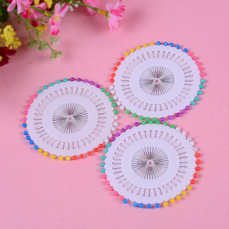 Large wholesale multicolor positioning needle pure white large head needle bead needle positioning pin DIY handmade