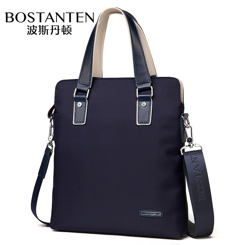 Bostenton Men's Bag Waterproof Nylon Handbag Men's Trend Korean Style Shoulder Bag Messenger Bag Simple Casual Bag