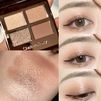 Charlotte tilbury CT quad-colored eye disk DV pillow talk exaggereyes